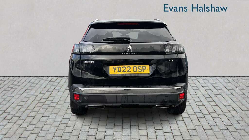 Peugeot 3008 1.5 Bluehdi Gt Premium Eat8 2022 YD22OSP Black #4