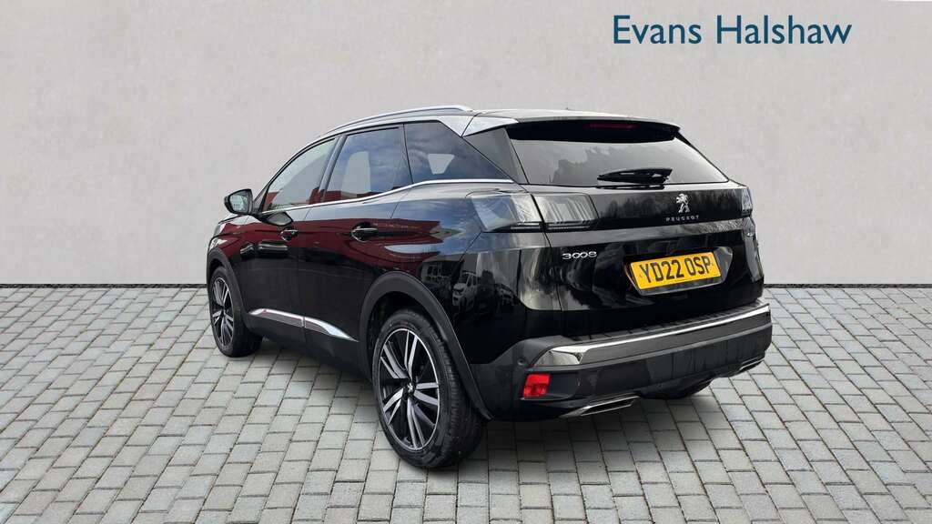 Peugeot 3008 1.5 Bluehdi Gt Premium Eat8 2022 YD22OSP Black #5