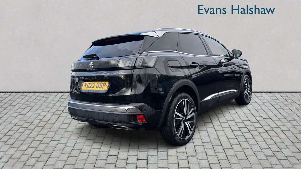 Peugeot 3008 1.5 Bluehdi Gt Premium Eat8 2022 YD22OSP Black #3