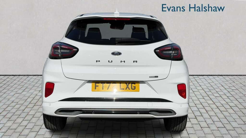 Ford Puma 1.0 Ecoboost Hybr Mhev 155 St-line Vignale Dct FT72LXG White #4
