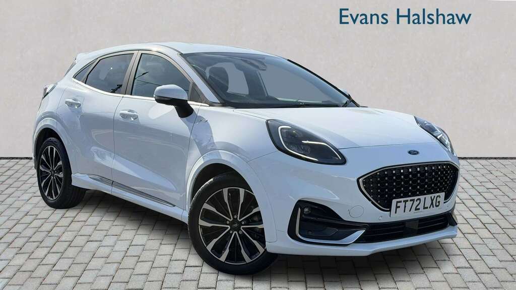 Ford Puma 1.0 Ecoboost Hybr Mhev 155 St-line Vignale Dct White