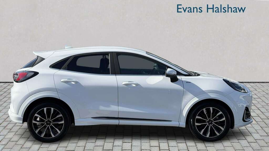 Ford Puma 1.0 Ecoboost Hybr Mhev 155 St-line Vignale Dct FT72LXG White #2