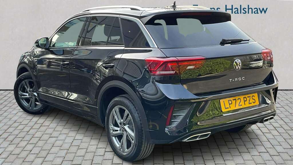 Volkswagen T-Roc 1.5 Tsi R-line Dsg 2023 LP72PZS Black #2