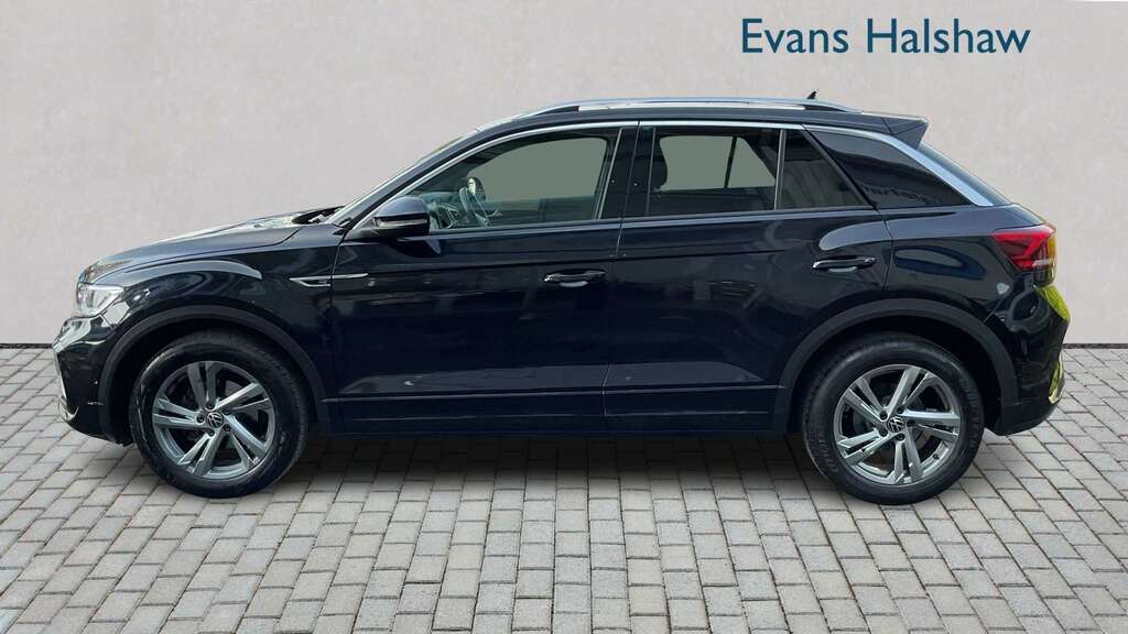 Volkswagen T-Roc 1.5 Tsi R-line Dsg 2023 LP72PZS Black #3