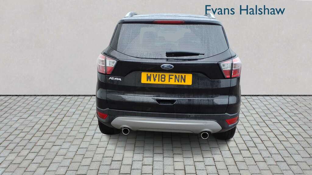 Ford Kuga 2.0 Tdci 180 Titanium 2018 WV18FNN Black #3
