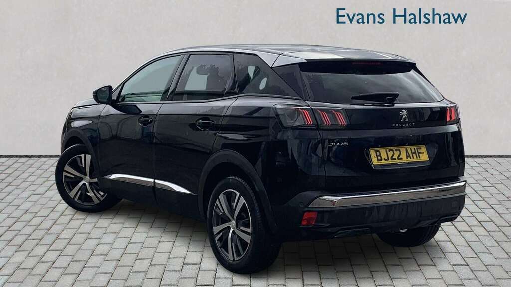 Peugeot 3008 1.5 Bluehdi Allure Eat8 2022 BJ22AHF Black #2