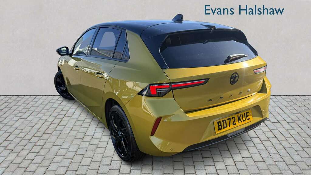 Vauxhall Astra 1.2 Turbo 130 Gs Line 2022 BD72KUE Yellow #2