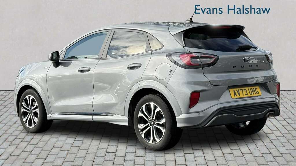 Ford Puma 1.0 Ecoboost Hybrid Mhev St-line Dct 2023 AV73UHG Silver #2