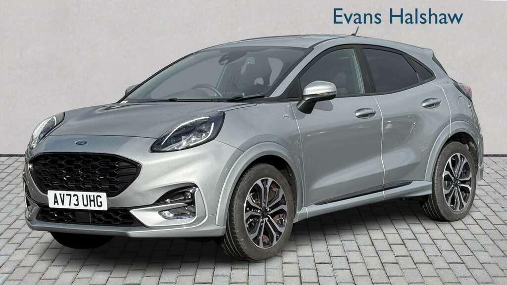 Ford Puma 1.0 Ecoboost Hybrid Mhev St-line Dct 2023 AV73UHG Silver #4