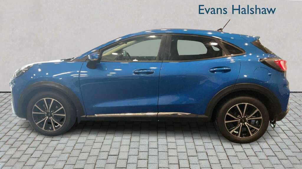 Ford Puma 1.0 Ecoboost Hybrid Mhev Titanium 2022 FM72LXU Blue #3