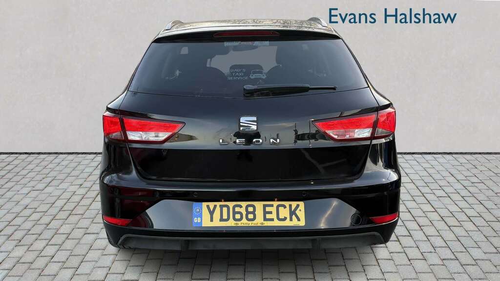 Seat Leon 1.6 Tdi Se Dynamic Ez 2019 YD68ECK Black #6