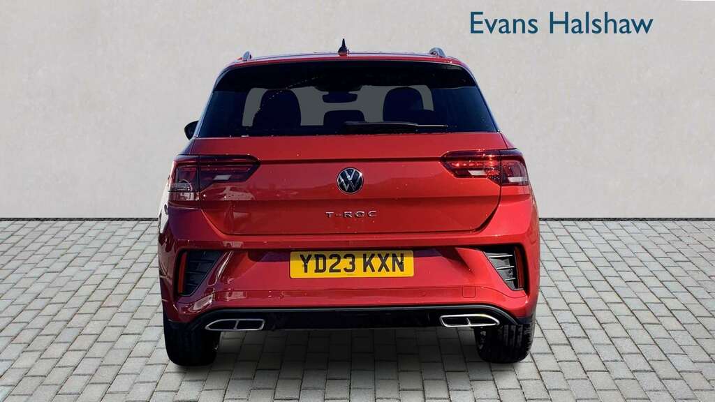 Volkswagen T-Roc 1.5 Tsi R-line Dsg 2023 YD23KXN Red #4