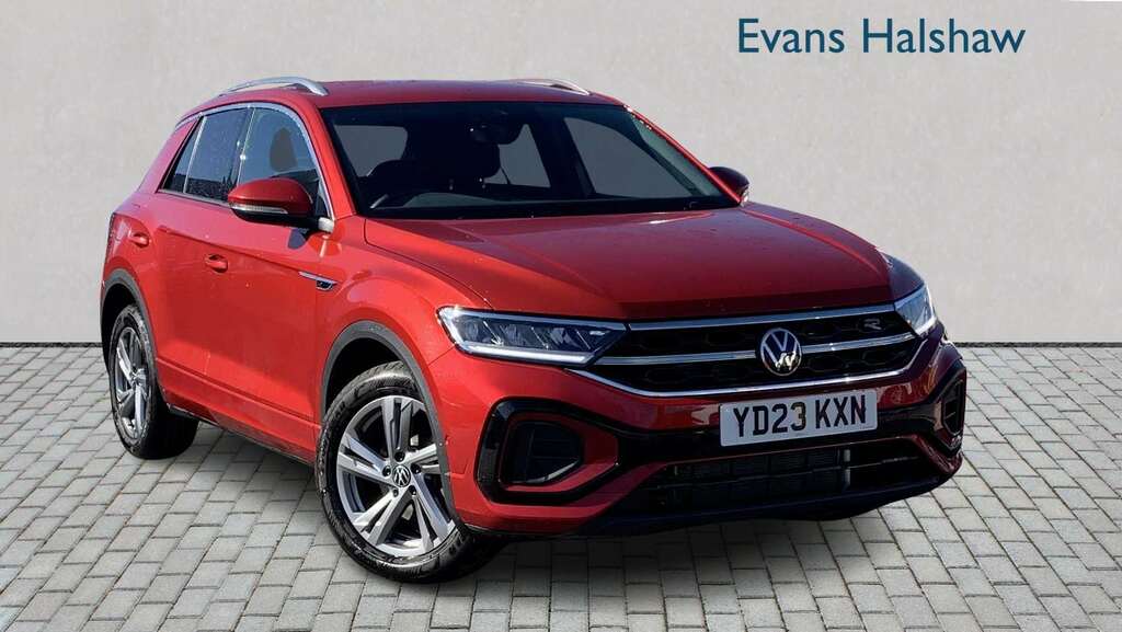 Volkswagen T-Roc 1.5 Tsi R-line Dsg 2023 Red