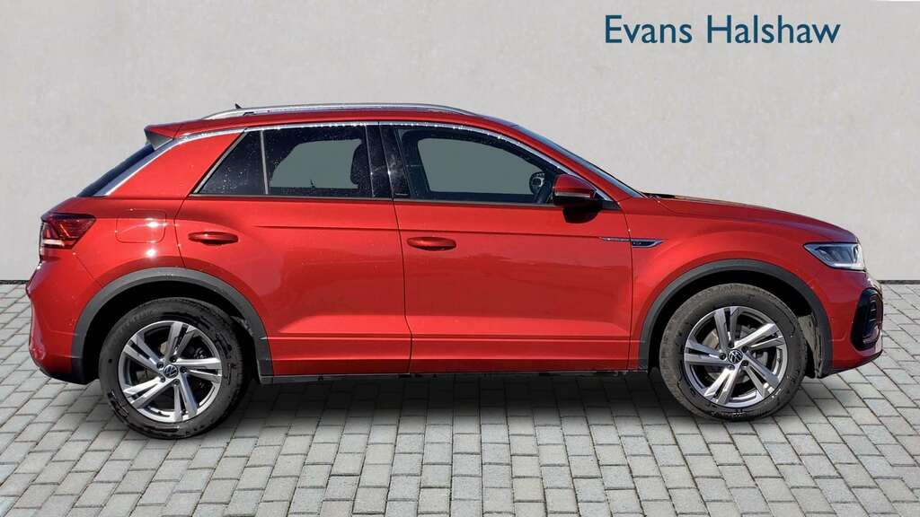 Volkswagen T-Roc 1.5 Tsi R-line Dsg 2023 YD23KXN Red #3
