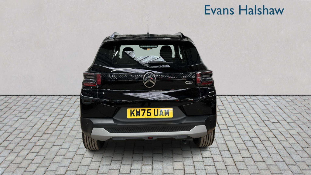 Citroen C3 1.2 Hybrid 110 Plus E-dcs6 2025 KW75UAM Black #5