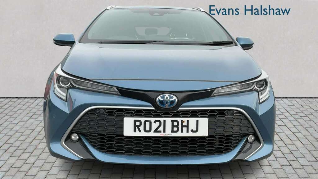 Toyota Corolla 2.0 Vvt-i Hybrid Excel Cvt 2021 RO21BHJ Blue #4