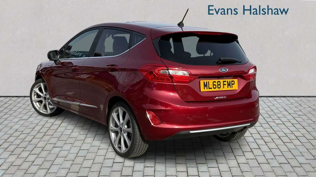 Ford Fiesta 1.0 Ecoboost 140 2018 ML68FMP Red #2