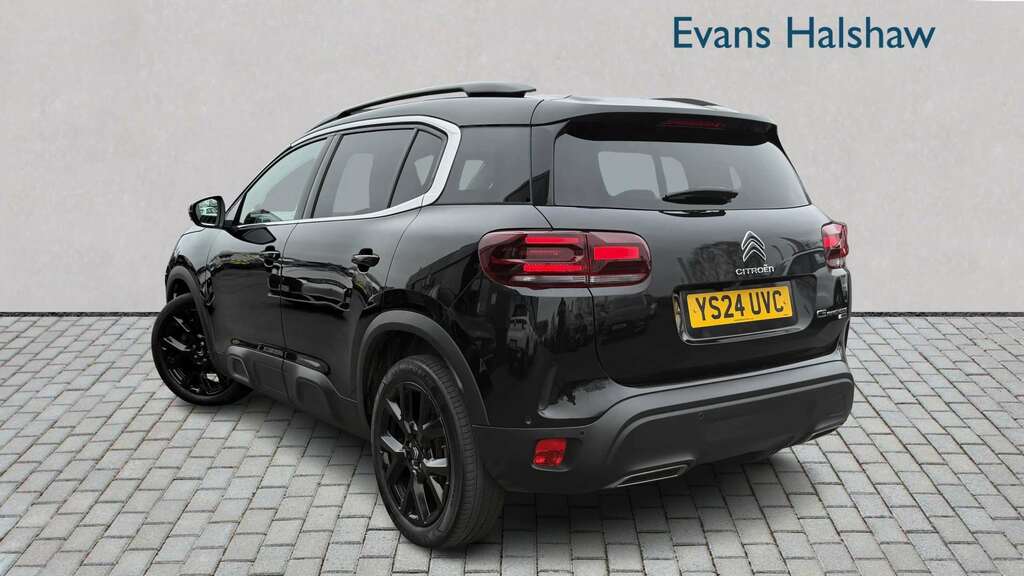 Citroen C5 Aircross 1.2 Hybrid 136 E-series E-dcs6 2024 YS24UVC Black #3