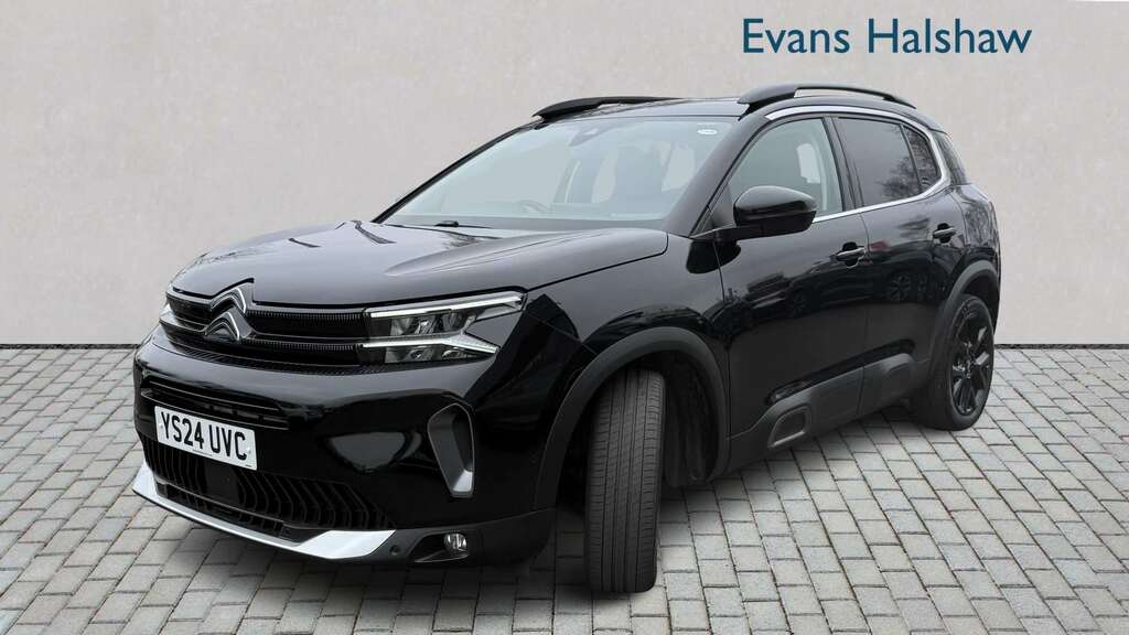 Citroen C5 Aircross 1.2 Hybrid 136 E-series E-dcs6 2024 YS24UVC Black #2