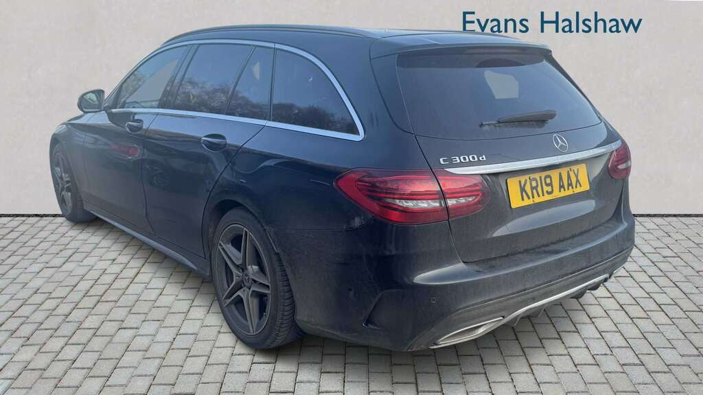 Mercedes-Benz C Class C300d Amg Line 9G-tronic 2019 KR19AAX Black #4