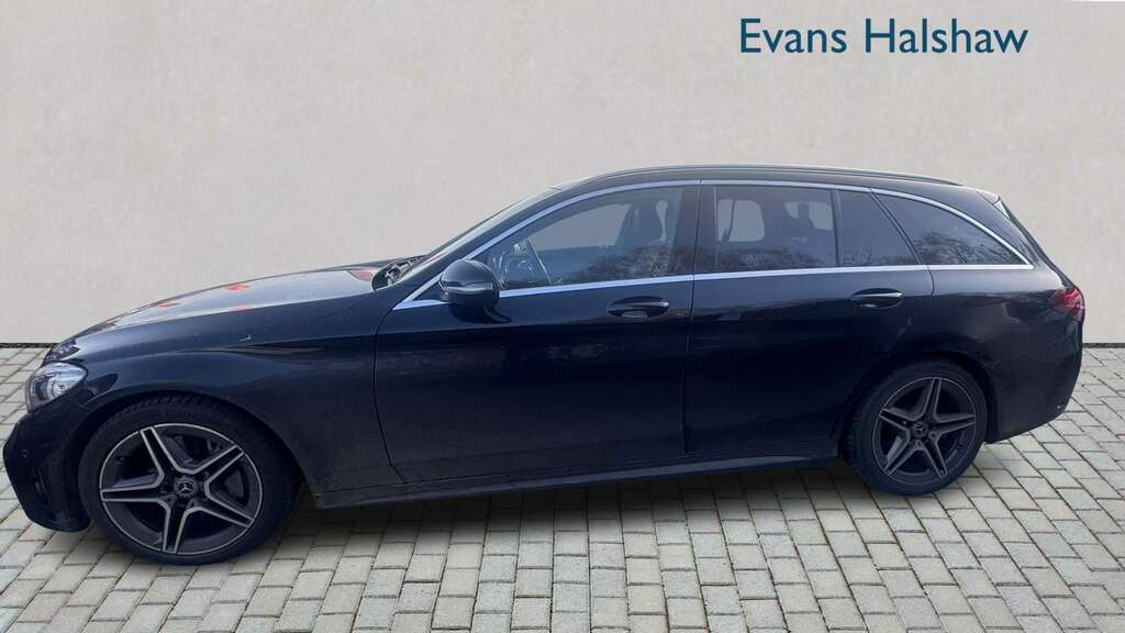 Mercedes-Benz C Class C300d Amg Line 9G-tronic 2019 KR19AAX Black #3