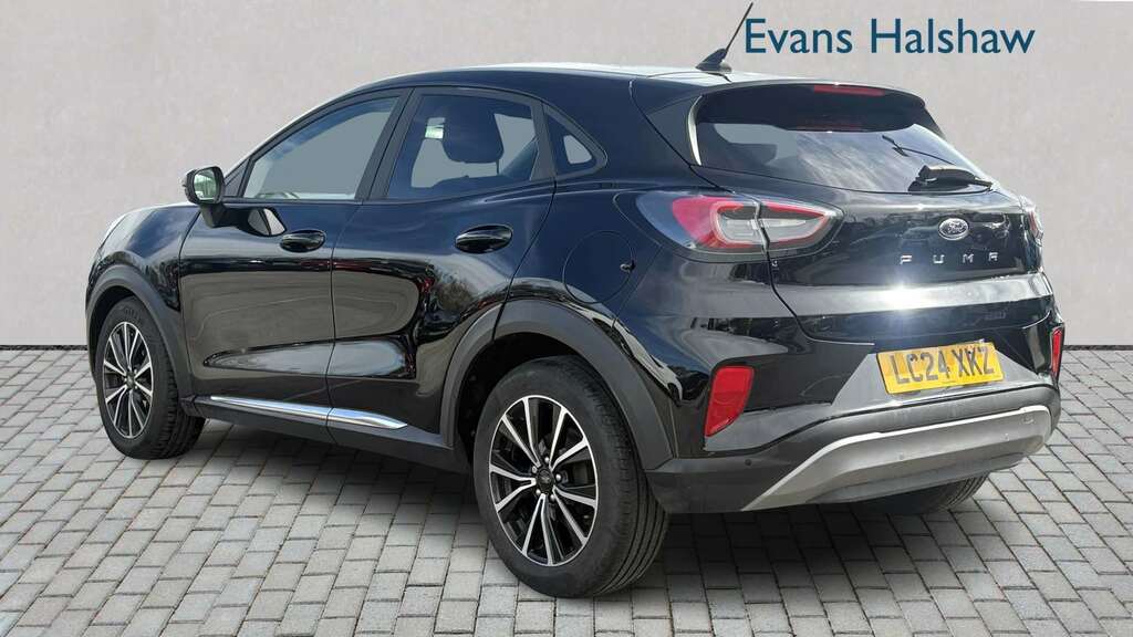 Ford Puma 1.0 Ecoboost Hybrid Mhev Titanium Dct 2024 LC24XKZ Black #2