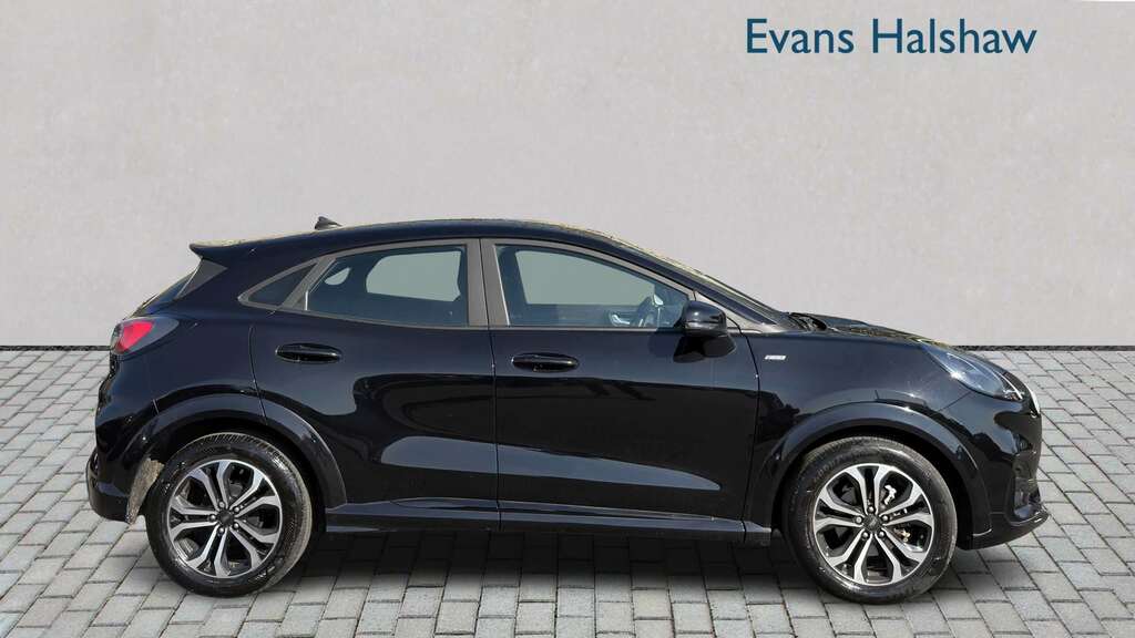 Ford Puma 1.0 Ecoboost Hybrid Mhev St-line Dct 2023 EN72OHZ Black #6
