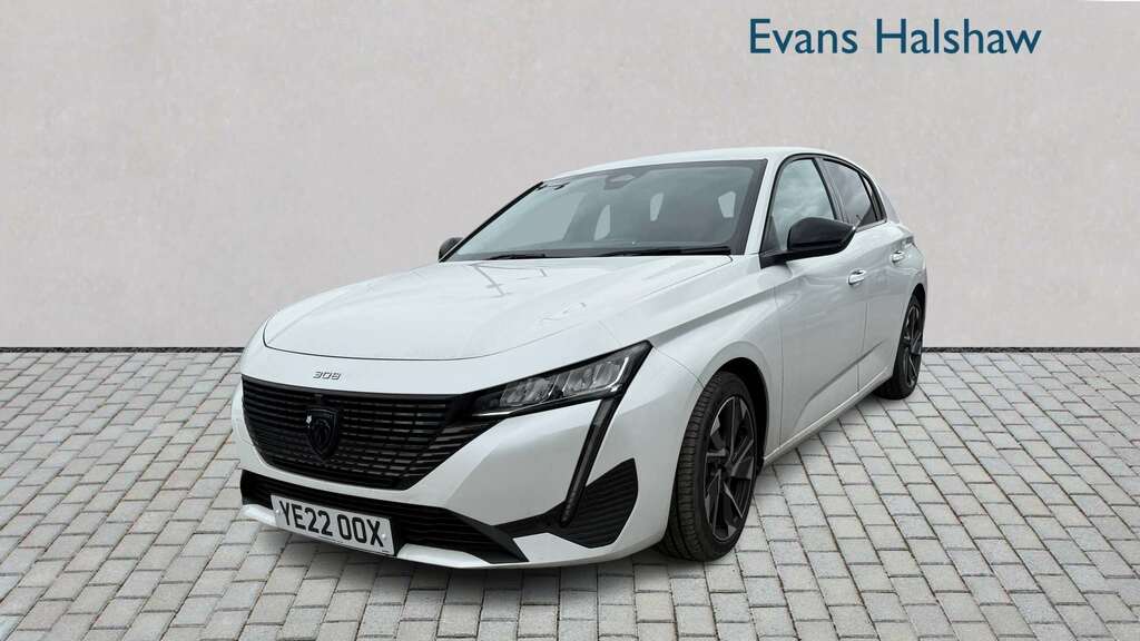 Peugeot 308 1.2 Puretech Allure Premium Eat8 2022 White #3