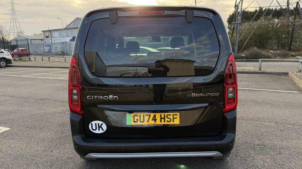 Citroen e-Berlingo 100Kw Max M 52Kwh 2024 GU74HSF Black #5