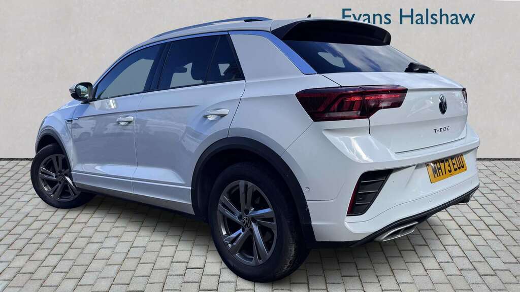 Volkswagen T-Roc 1.5 Tsi R-line Dsg 2024 MH73EUU White #2
