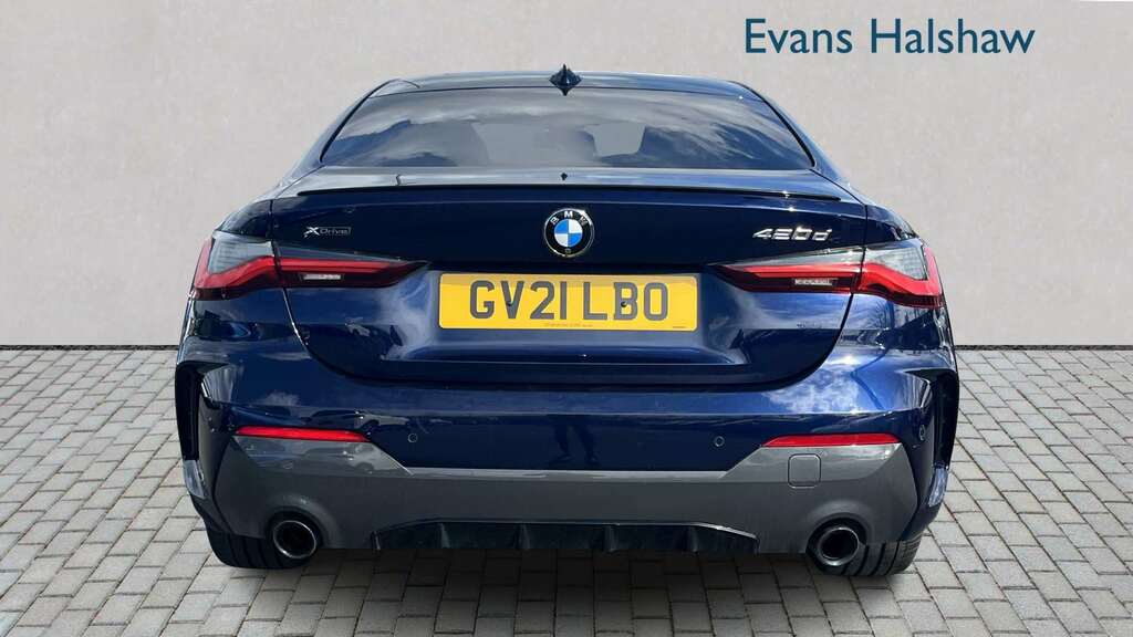 BMW 4 Series 420D Xdrive Mht M Sport Pro Edition Step GV21LBO Blue #3