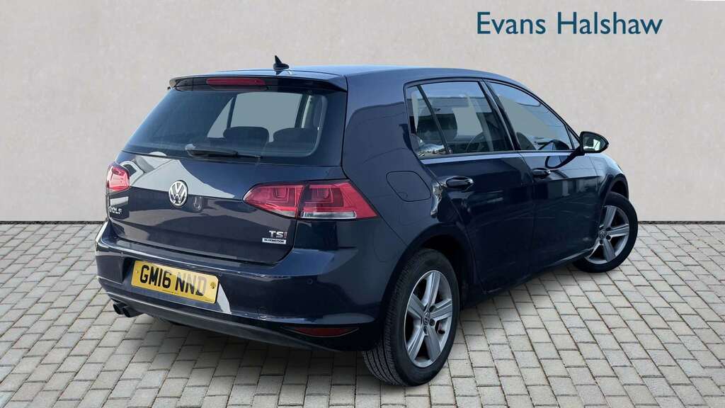 Volkswagen Golf 1.4 Tsi 125 Match Edition Dsg 2016 Blue #4