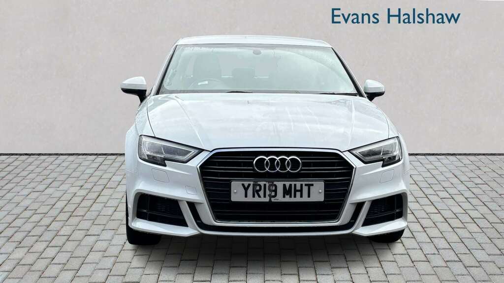 Audi A3 30 Tdi 116 S Line 2019 YR19MHT White #4