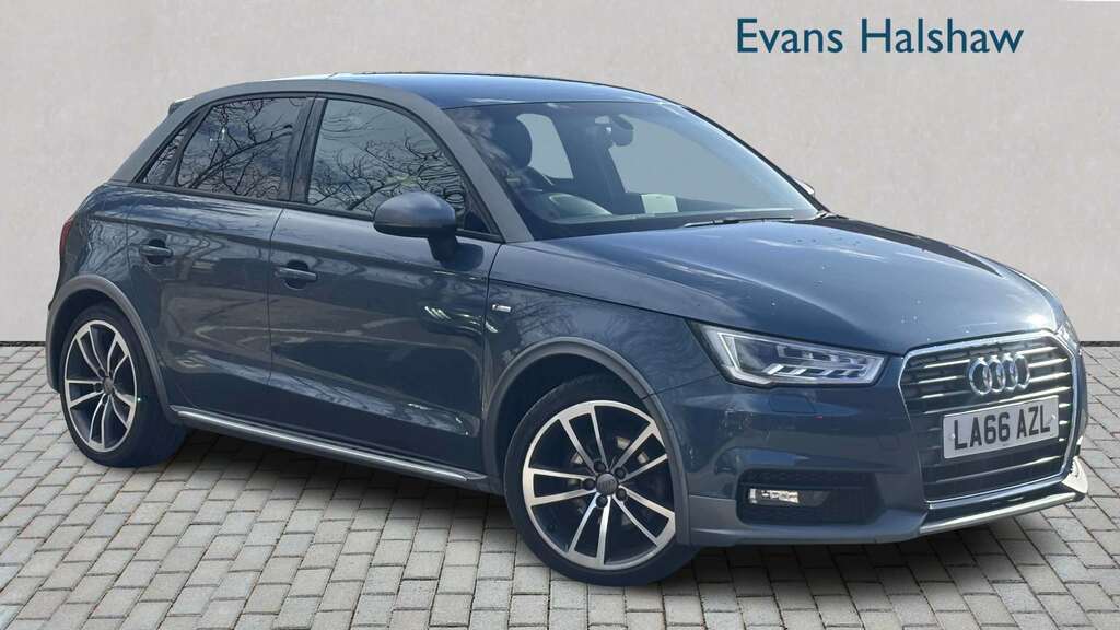 Audi A1 1.4 Tfsi 150 S Line S Tronic 2017 LA66AZL Blue