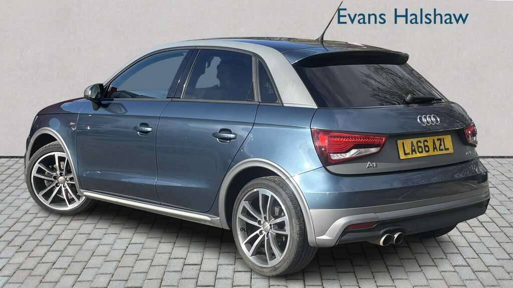 Audi A1 1.4 Tfsi 150 S Line S Tronic 2017 LA66AZL Blue #2