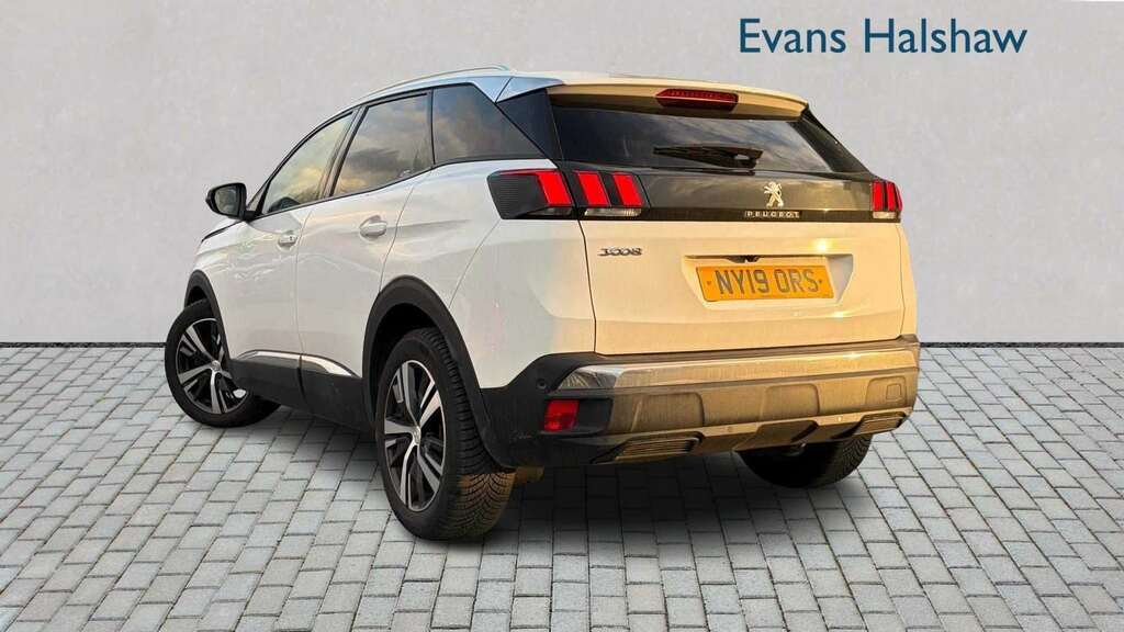Peugeot 3008 1.5 Bluehdi Allure Eat8 2019 NY19ORS White #3