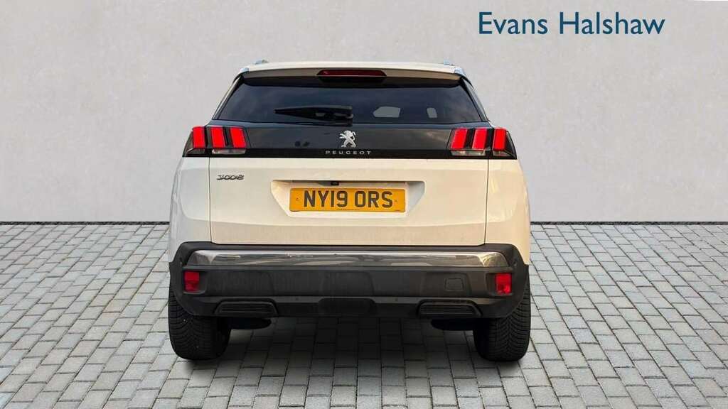 Peugeot 3008 1.5 Bluehdi Allure Eat8 2019 NY19ORS White #4