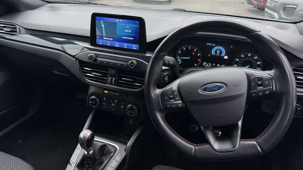 Ford Focus 1.0 Ecoboost 125 St-line 2019 FN19ACY Black #6