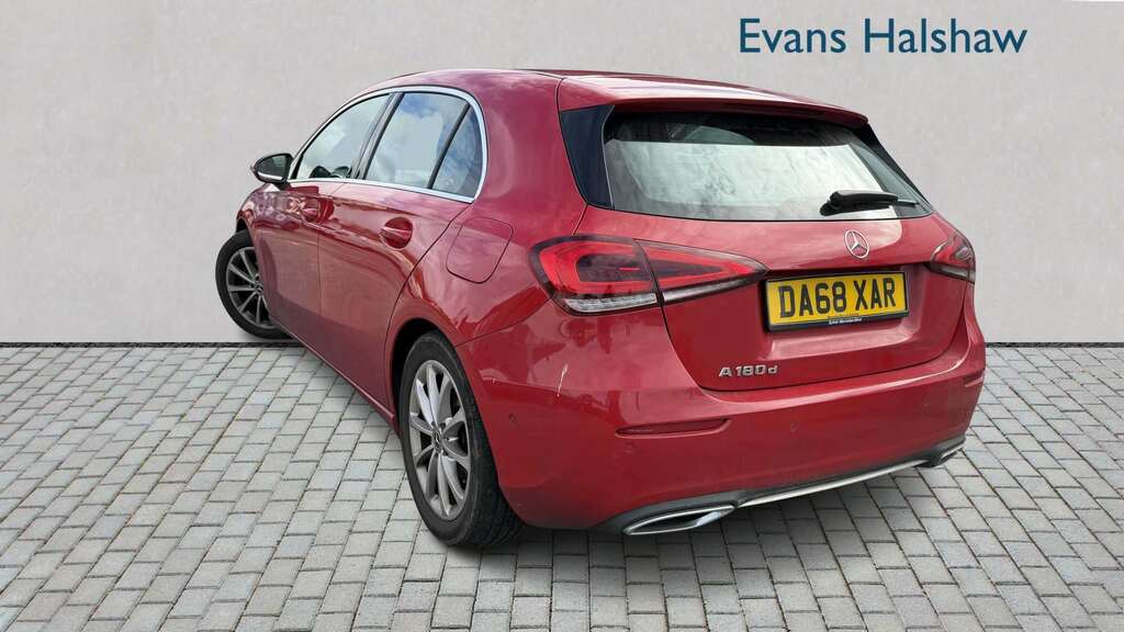 Mercedes-Benz A Class A180d Sport Executive 2018 DA68XAR Red #3