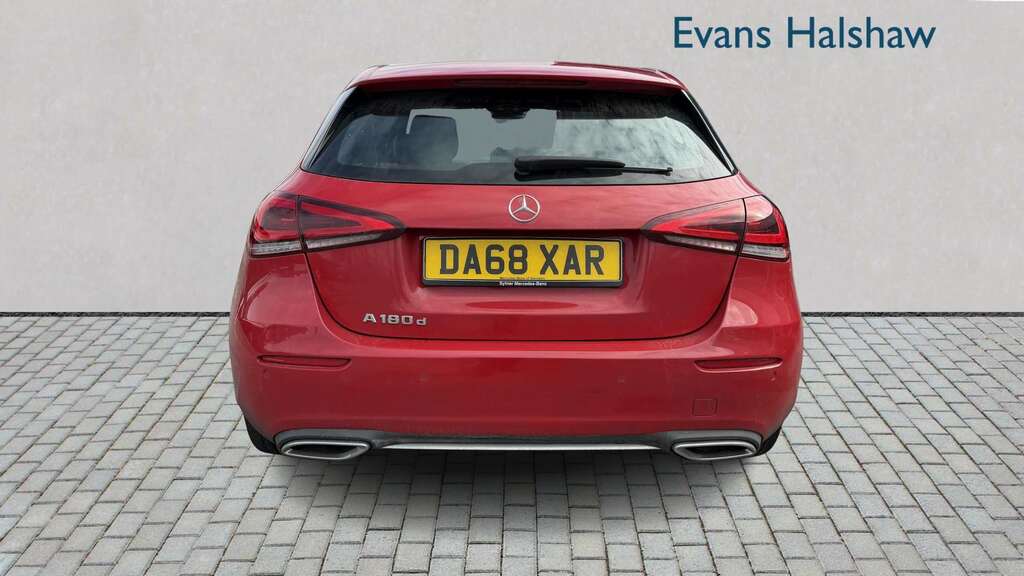 Mercedes-Benz A Class A180d Sport Executive 2018 DA68XAR Red #5
