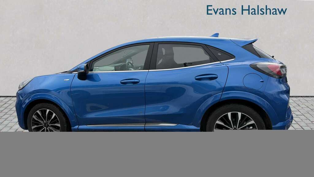 Ford Puma 1.0 Ecoboost Hybr Mhev 155 St-line Vignale Dct MT24FZC Blue #2