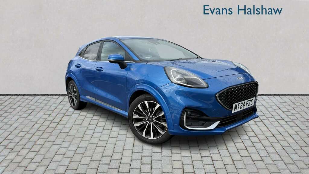 Ford Puma 1.0 Ecoboost Hybr Mhev 155 St-line Vignale Dct Blue