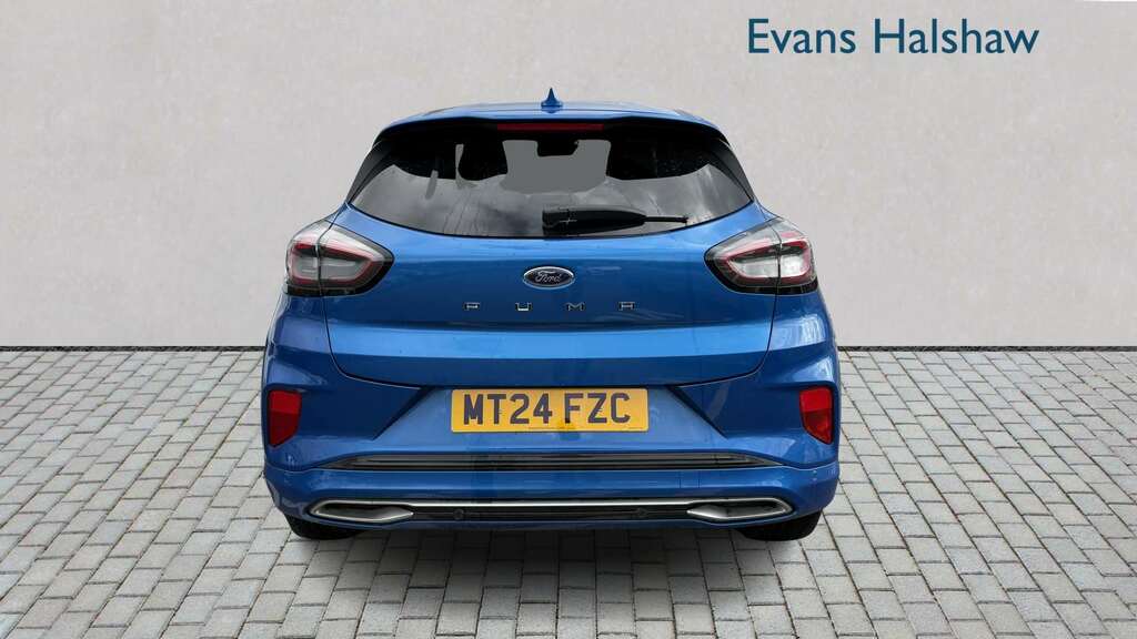 Ford Puma 1.0 Ecoboost Hybr Mhev 155 St-line Vignale Dct MT24FZC Blue #3