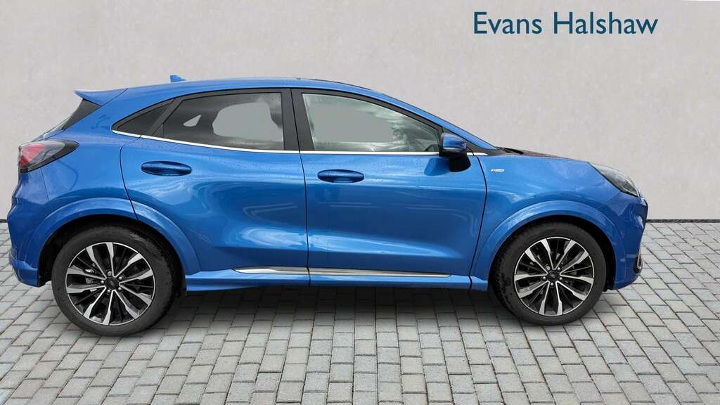 Ford Puma 1.0 Ecoboost Hybr Mhev 155 St-line Vignale Dct MT24FZC Blue #4