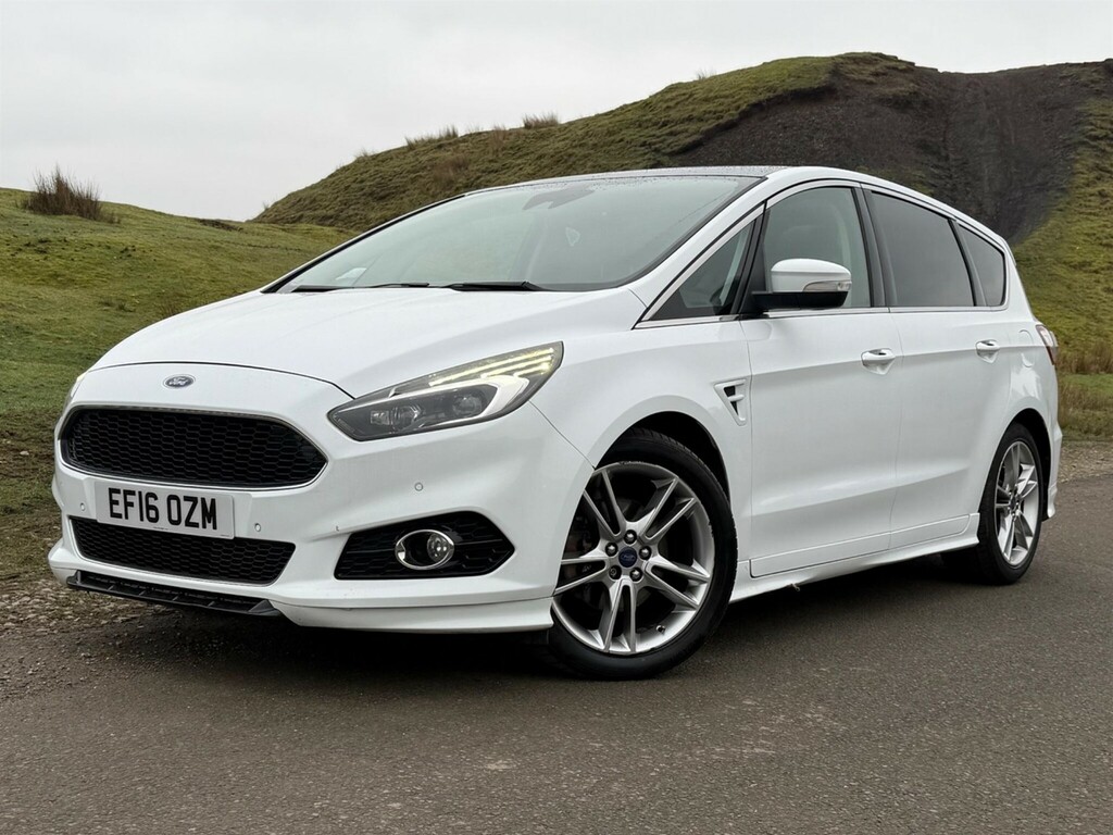 Ford S-Max 2.0 Tdci Titanium Sport Powershift Euro 6 Ss EF16OZM White #3