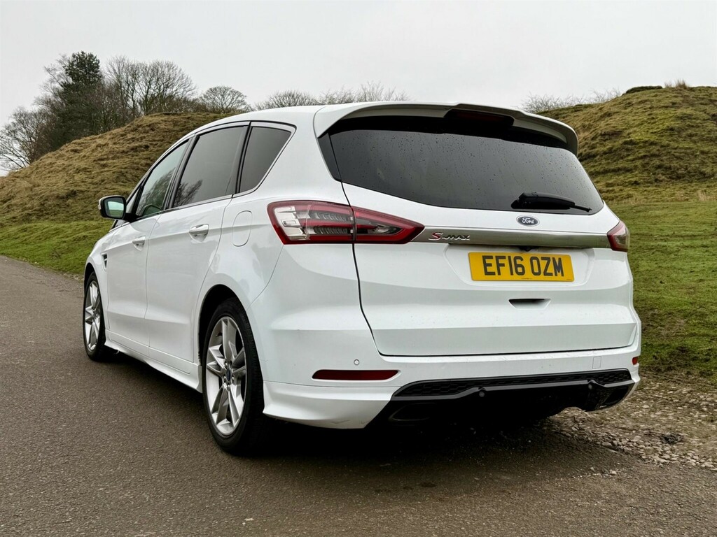 Ford S-Max 2.0 Tdci Titanium Sport Powershift Euro 6 Ss EF16OZM White #4