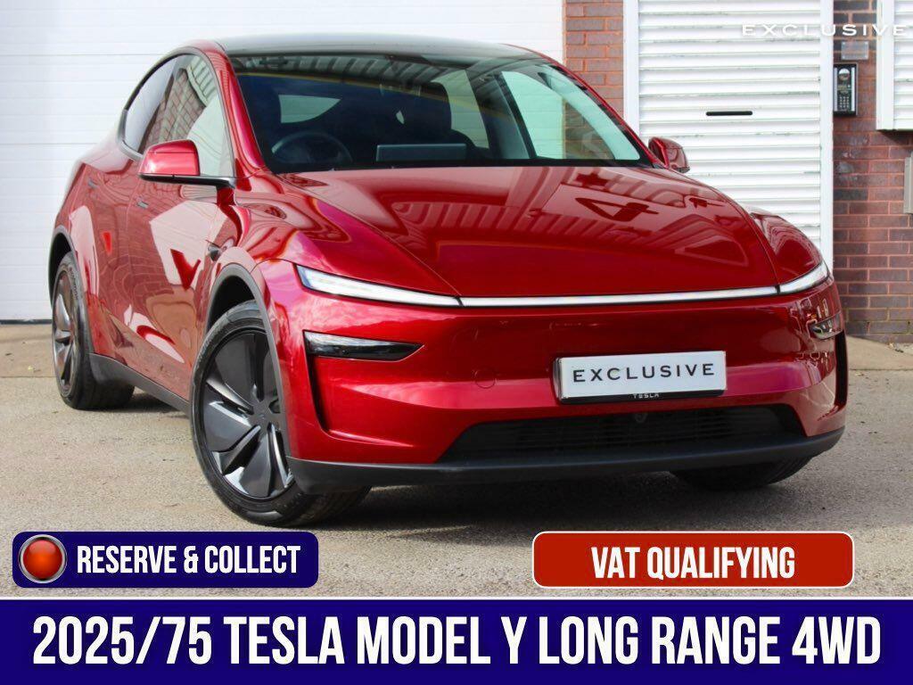 Tesla Model Y 84.7Kwh Dual Motor Long Range 4Wde Red