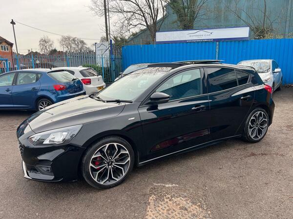 Ford Focus 1.0T Ecoboost St-line X Euro 6 Ss FG69MUV Black #5