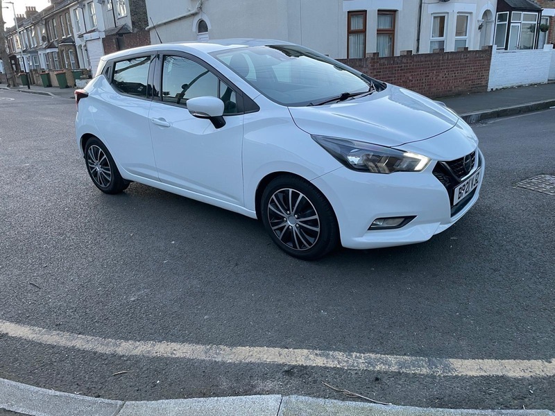 Nissan Micra 1.0 Ig-t Acenta Hatchback BP21VJZ White #4
