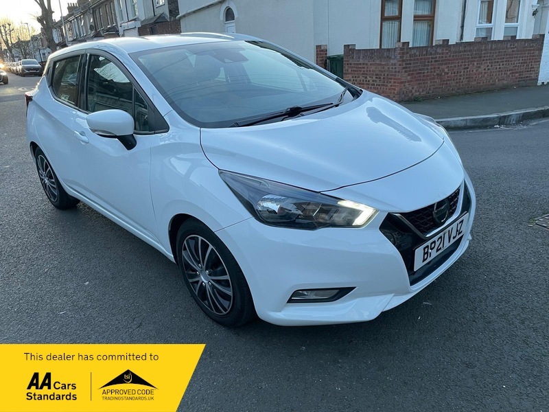 Nissan Micra 1.0 Ig-t Acenta Hatchback BP21VJZ White #2